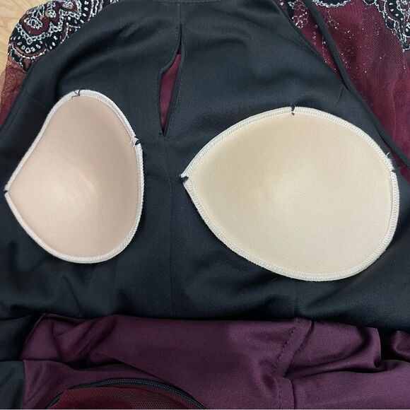 Blondie Nites Jersey Bodice Glitter Embellished Tulle Dress Lined NO TIE Sz 7 - Picture 15 of 16